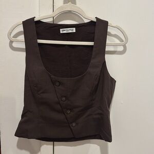 Princess Polly Airi Asymmetric Packet Tank (Size 6)